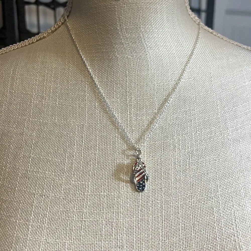 New Flip Flop‎ USA Charmed Necklace - Picture 9 of 10